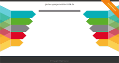 Desktop Screenshot of gastec-gasgeraetetechnik.de